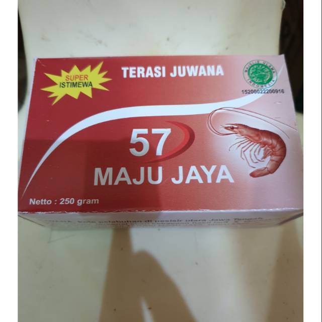 

Terasi udang merk 57 (250gr)