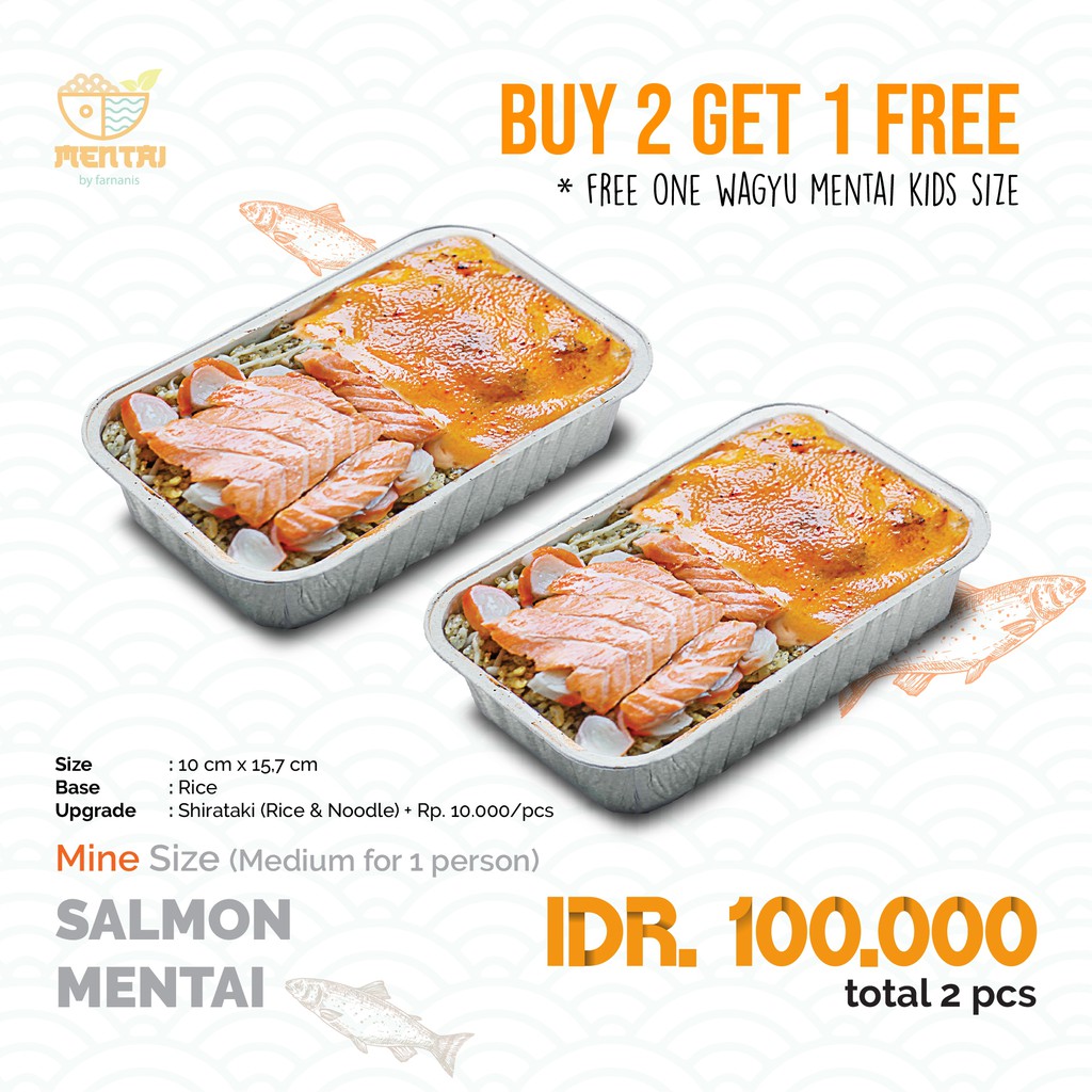 

Mentai by Farnanis - Salmon Mentai Buy 2 Get 1 Free