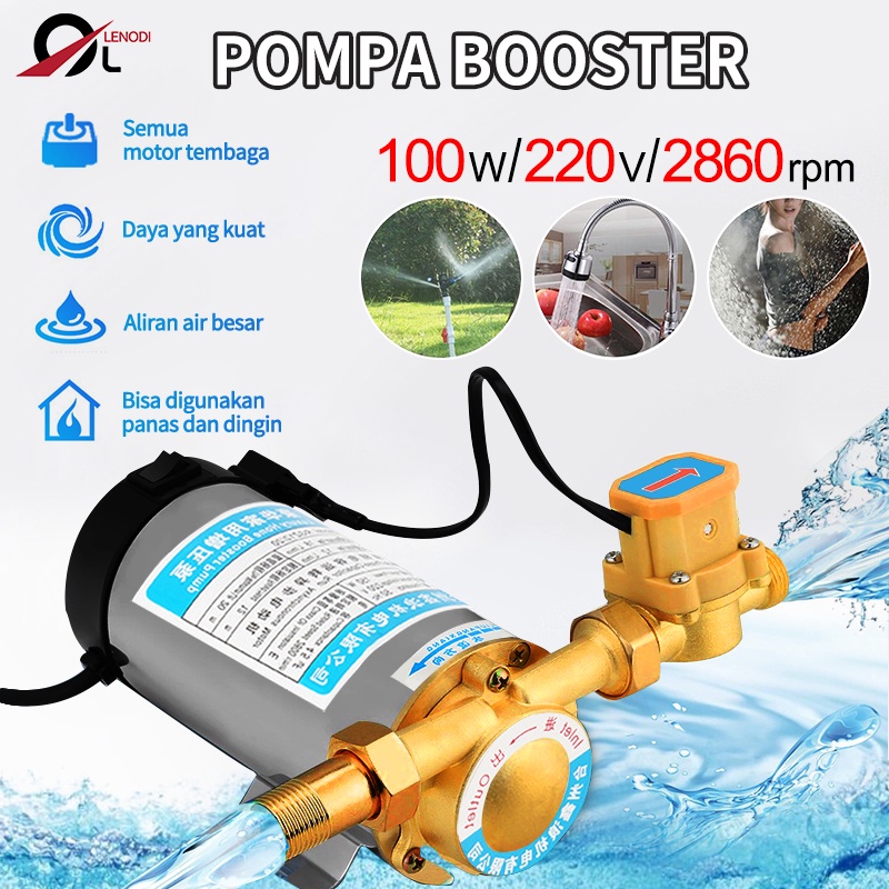 otomatis Pompa Pendorong Tekanan Air Booster Pump 100 Watt Mesin Pompa Otomatis/220V booster air pendorong