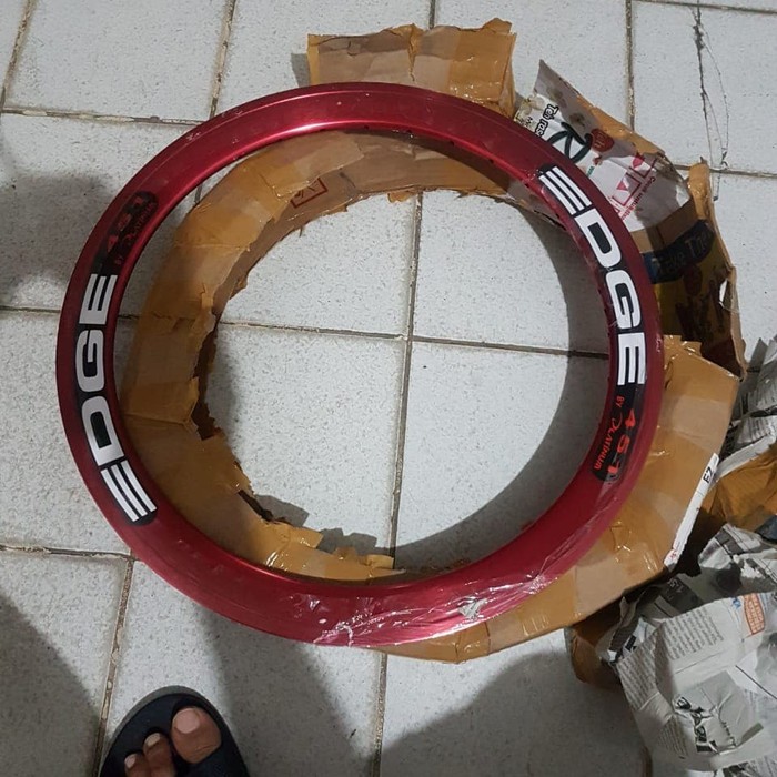 NEW velg sepeda lipat EDGE 20 x 1 3/8 28 hole