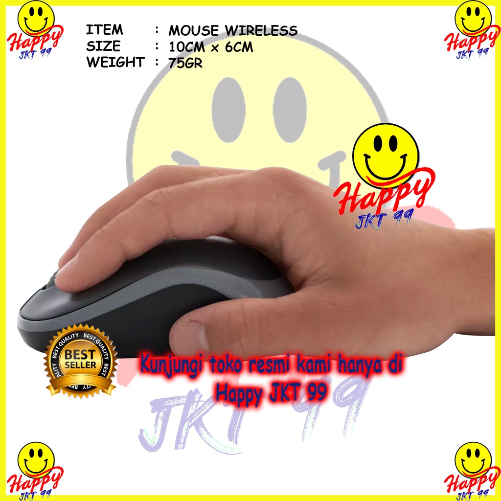 [ HAPPY JKT 99 ] MOUSE WIRELESS HIGH QUALITY