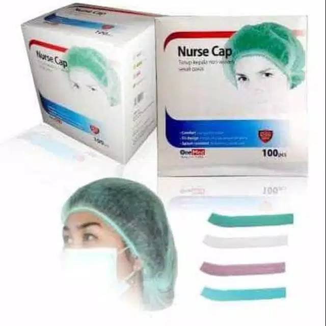 1 BOX - 100 pcs - nurse cap / hair cap Onemed &amp; Van