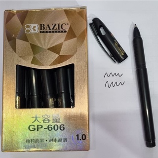 Jual Pulpen Tinta Hitam 1.0 Bazic Pen Hitam Black 