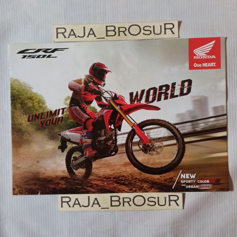 Poster brosur leaflet Honda CRF 150 L CRF150L CRF 150L 2021