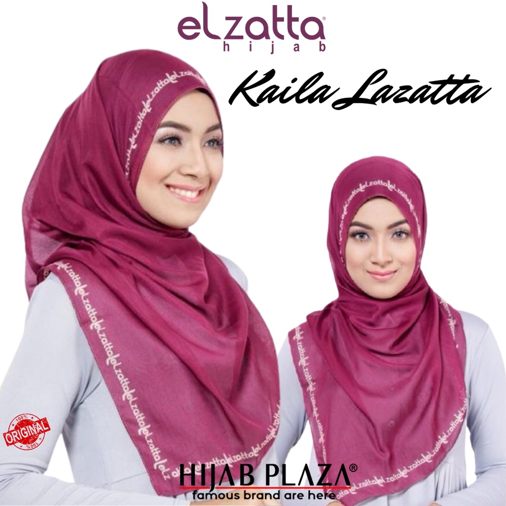 Jilbab Segi Empat Hijab Segi Empat Elzatta Kaila Lazatta 611 Magenta