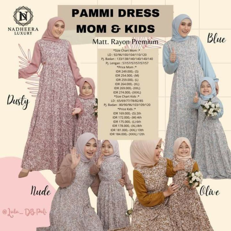 pammi dress Couple/Nadheera Luxury ori/COD