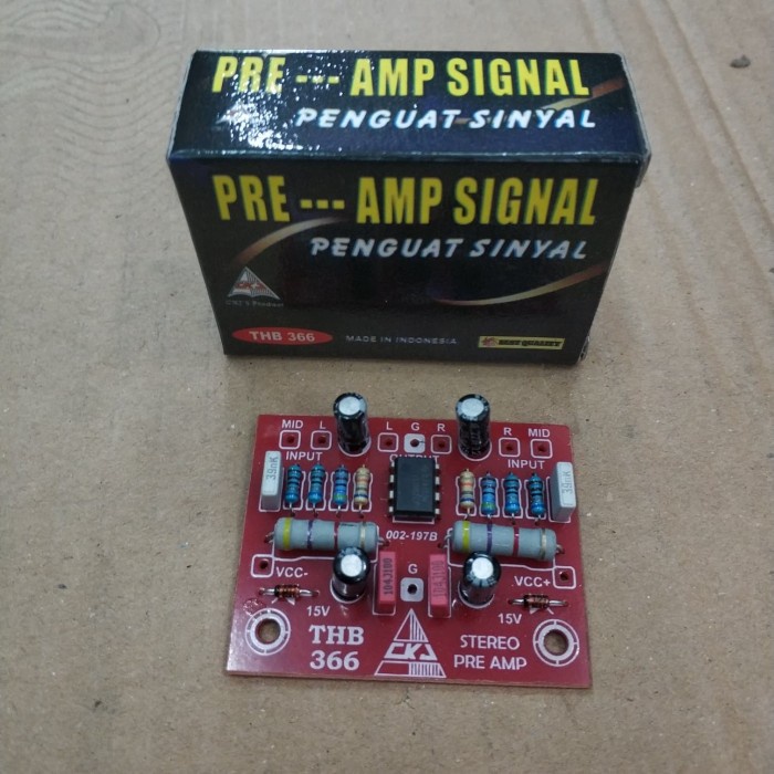 Preamp signal ckj THB366 / Pre amp penguat sinyal audio THB 366