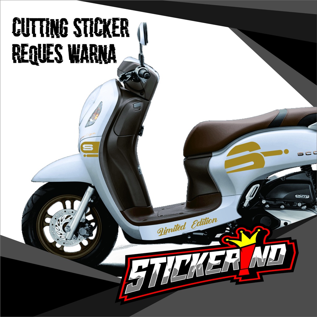 STRIPING SCOOPY SIMPLE STICKER SCOOPY