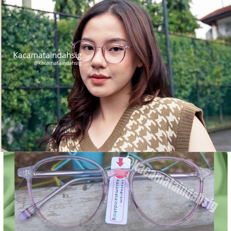 PAKET KACAMATA LENSA MINUS anti radiasi Frame pria wanita 6138