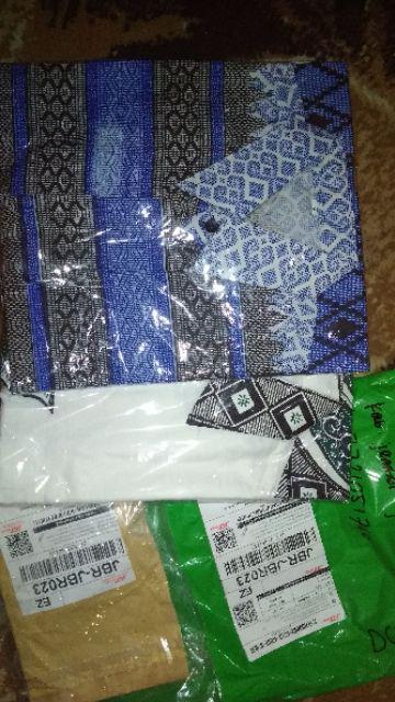 Bswart Batik Hrb026 Kenongo Hem Pendek Padi Pekalongan M L Xl Batik Pria Murah Modern Grosir