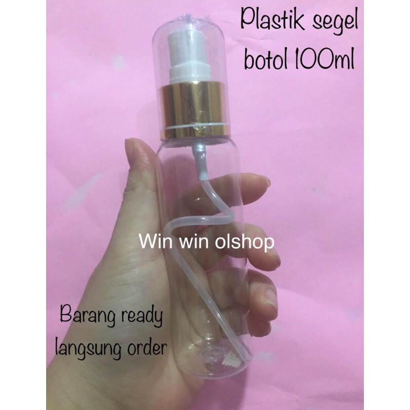 segel plastik botol 100ml plastik segel wrap eceran murah meriah
