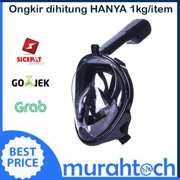Masker Selam Snorkel Full Face / Snorkeling Full Face / Diving Mask