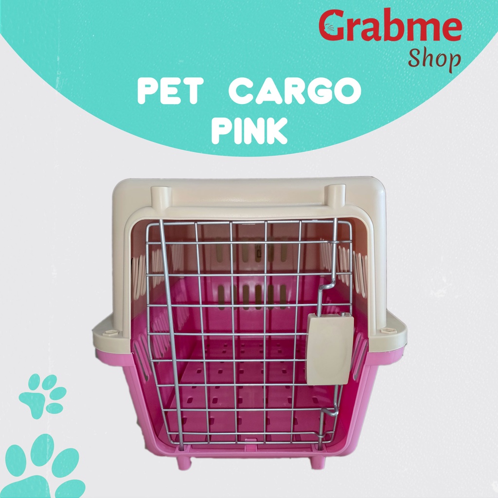 Pet Carrier / Pet Cargo Kucing / Anjing dan Hewan Peliharaan (GRAB GOSEND)