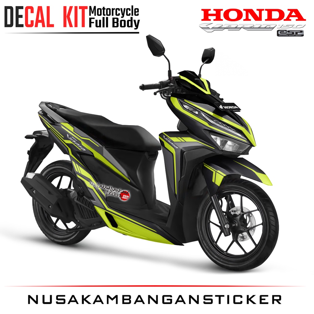 Sticker All New Vario 125 - 150 Grafis  Hijau