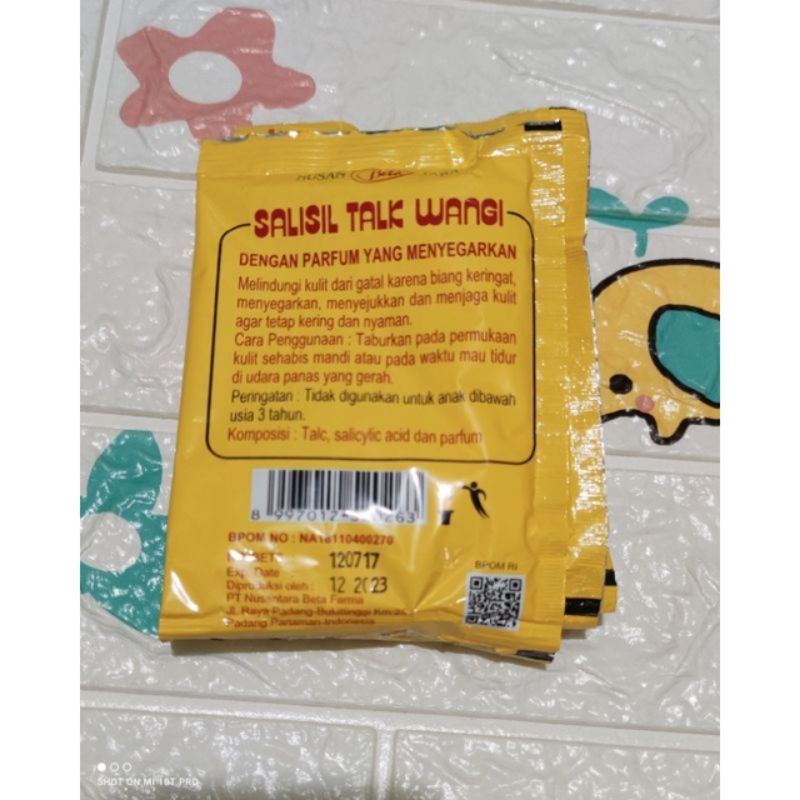BEDAK SALISIL TALK WANGI SACHET 45 GR