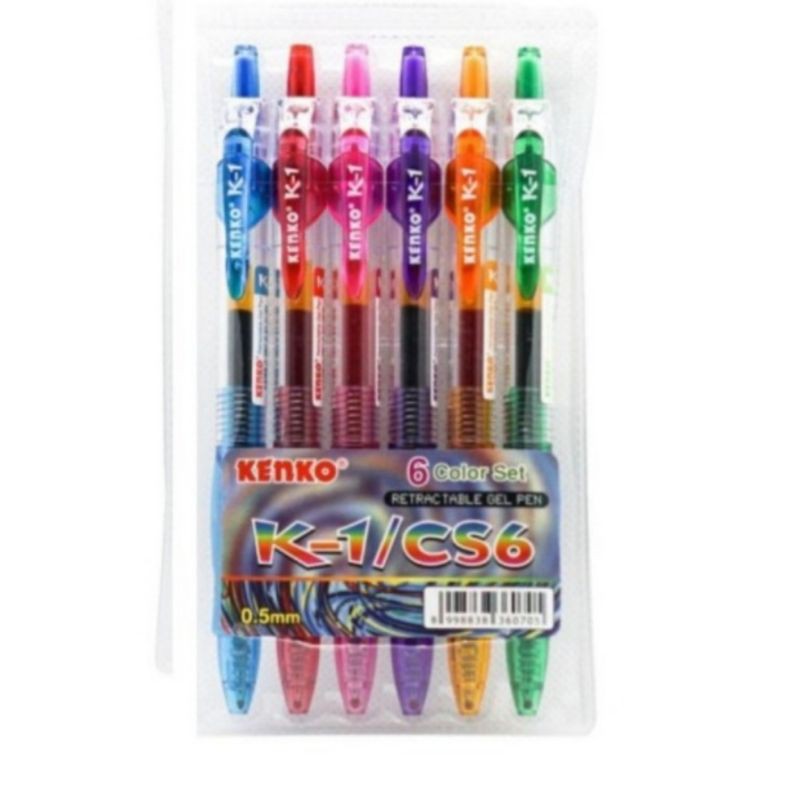 

GEL PEN K-1/PEN/PENA/PEN CETEK/PULPEN CS-6 Retractable Set