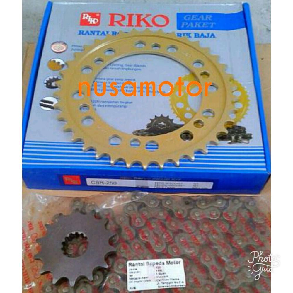 GEAR GER SET CBR 250 RIKO BAHAN BAJA
