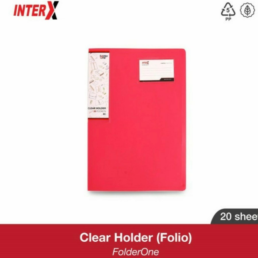 

Clear Holder / Document Keeper Folio 20 Lembar FOLDER ONE