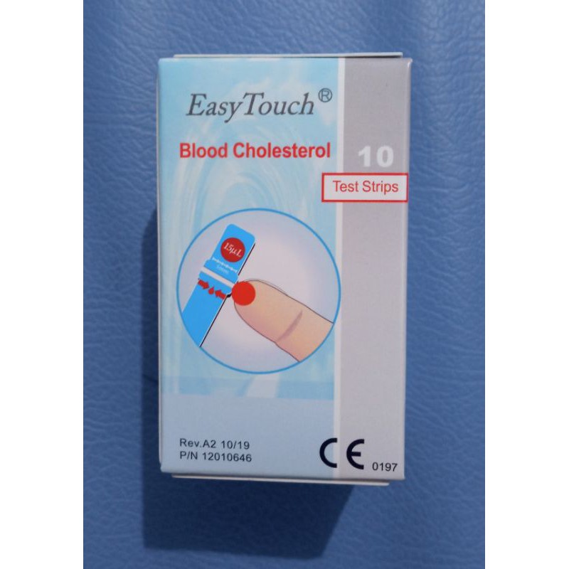 STRIP KOLESTEROL EASY TOUCH / STIK KOLESTEROL EASY TOUCH ISI 10