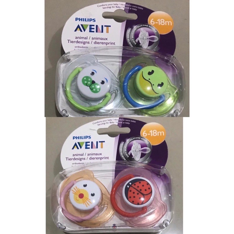 EMPENG PHILIPS AVENT  Avent ultra, TOMMEE TIPPEE DOT PACIFIER 18+  18+ EMPENG 6-18 bulan 0-6 bulan