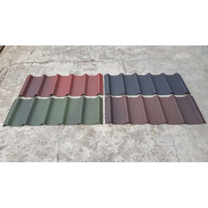 ATAP BITUMEN ONDUVILLA S.GREEN S.RED BLACK 1060MM X 400MM PER PALLET