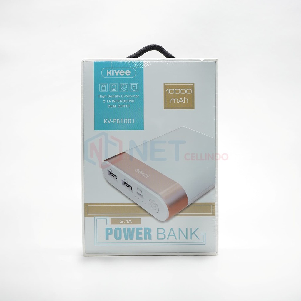 POWER BANK KIVEE KV-PB1001 / POWERBANK KIVEE KV-1001A740 10000 MAH