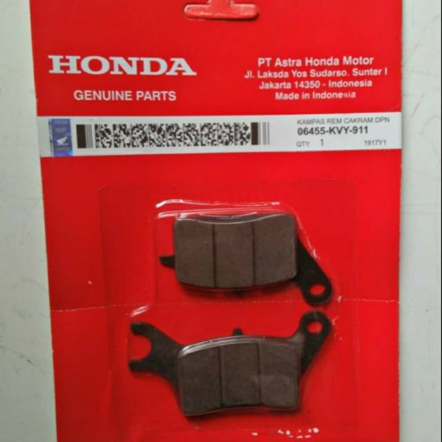 KAMPAS REM DEPAN HONDA BEAT KARBU/VARIO KARBU/SPACY/SCOOPY/KUALITAS ORI-HGP