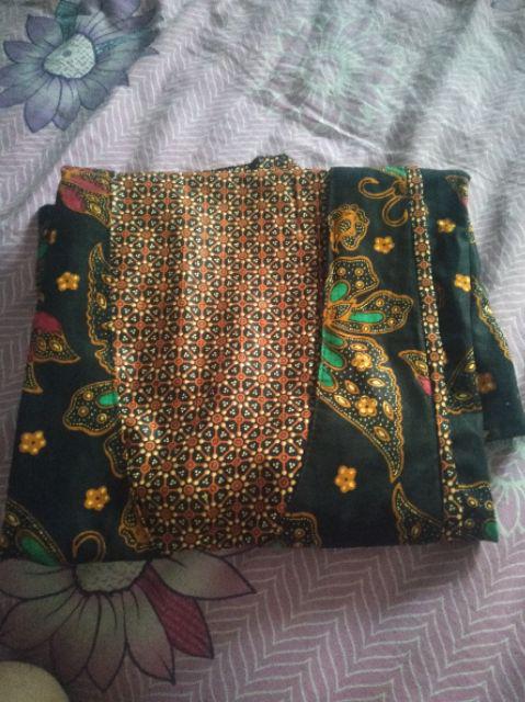 Blus Davina Sogan Atasan Batik Wanita Kerja