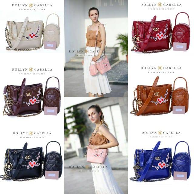 DOLLYN CABELLA MC201817 /TAS SELEMPANG 2IN1 / ORIGINAL BRANDED