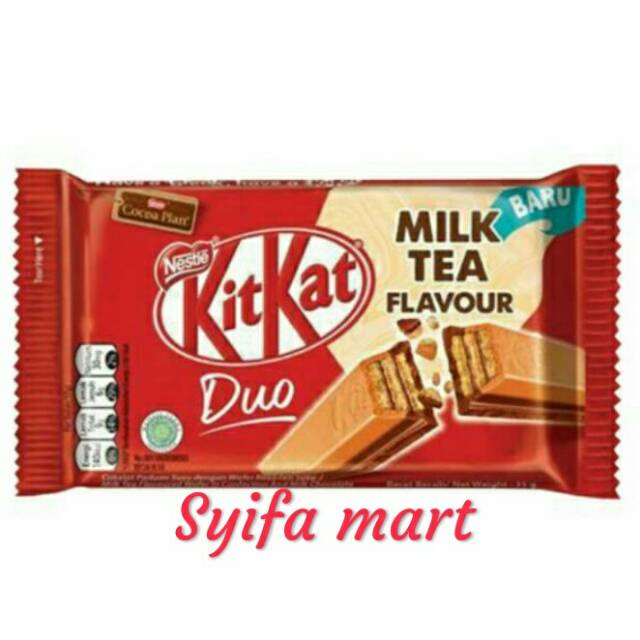 

Kit kat chocolate 4 finger milk tea 35g