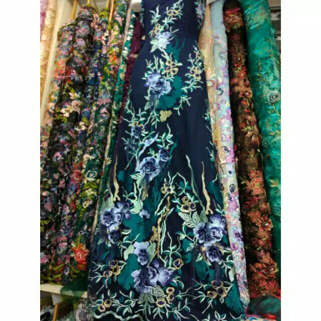 BAHAN .KAIN TULLE 3D