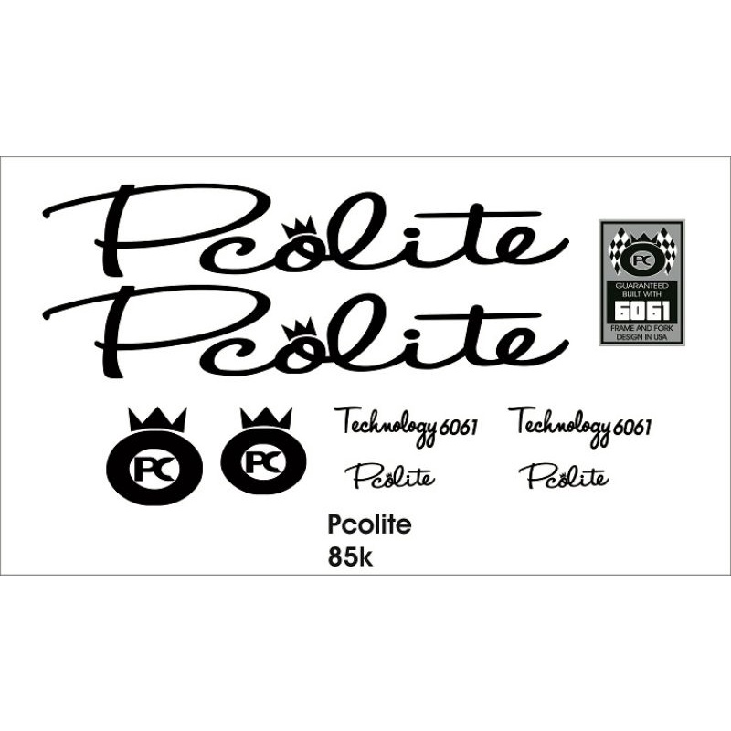 Decal Sticker stiker decals Frame Fixie Pcolite