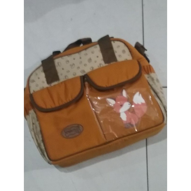 Tas Sedang Saku Botol Susu DGT7144 Foxie Series