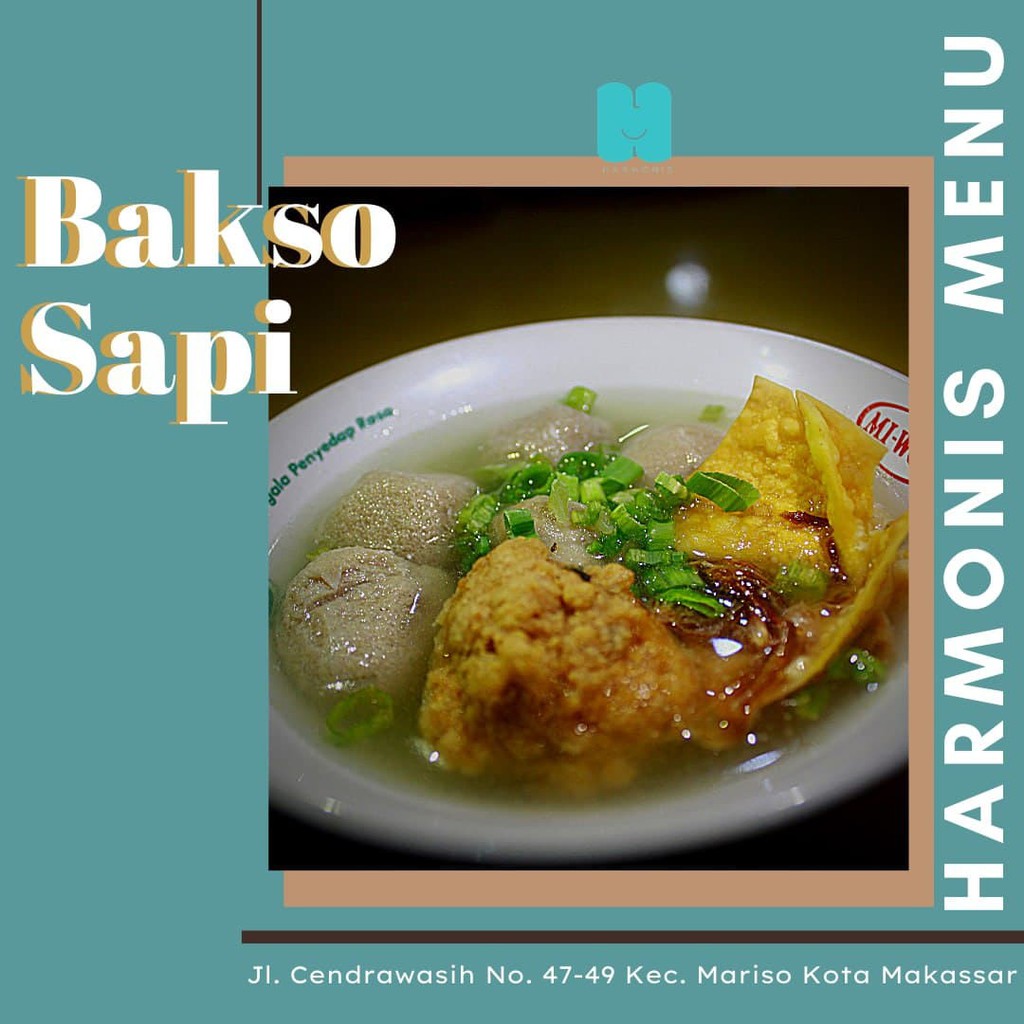 BAKSO SAPI HARMONIS / BAKSO SAPI TERDEKAT / BAKSO SAPI ENAK / MAK-04