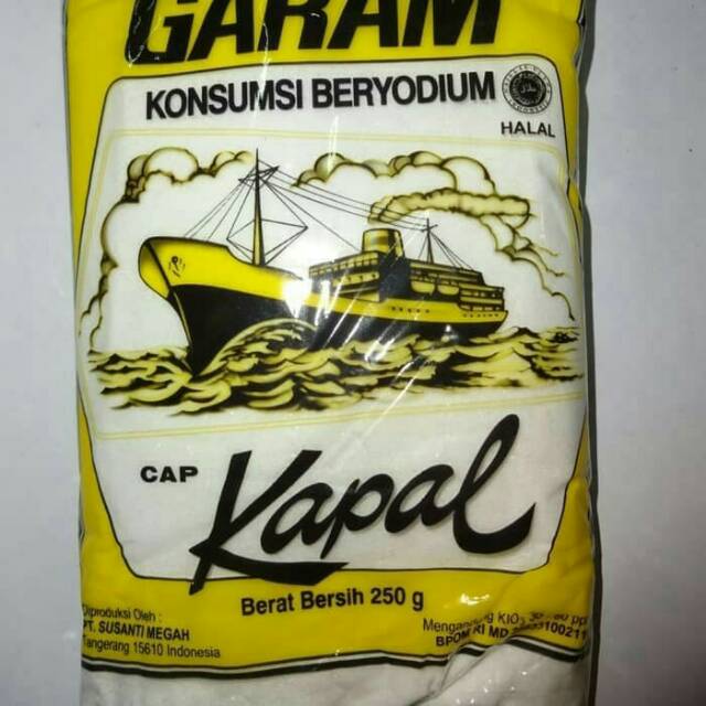 

Garam Kapal Beryodium 250gram