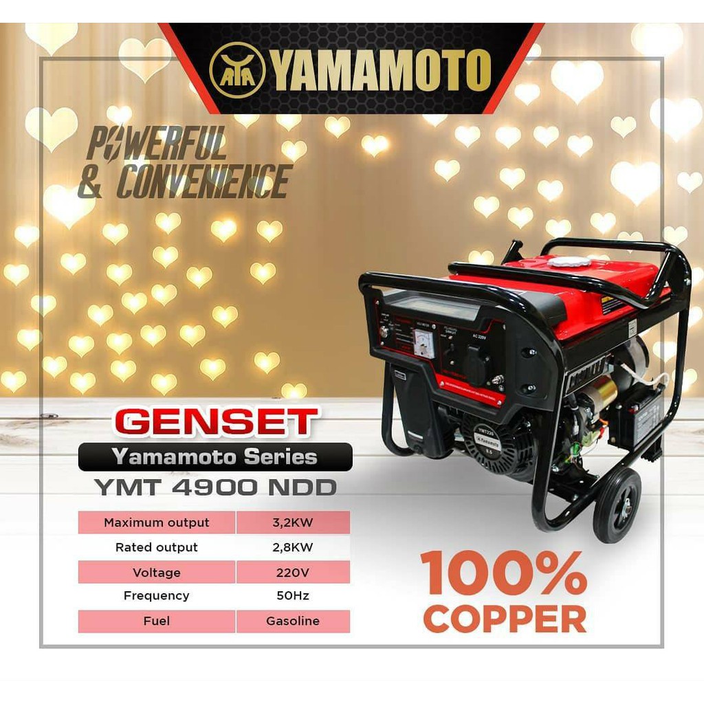 Genset 3000 Watt - Yamamoto YMT4900