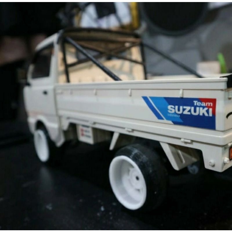 STIKER SUZUKI RC WPL D12 ( stiker transparan )