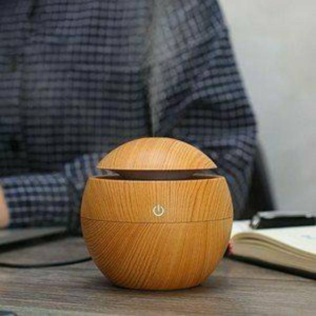 [ ORIGINAL &amp; BERGARANSI ] Air Purifier Motif Kayu Pelembab Udara Humidifier