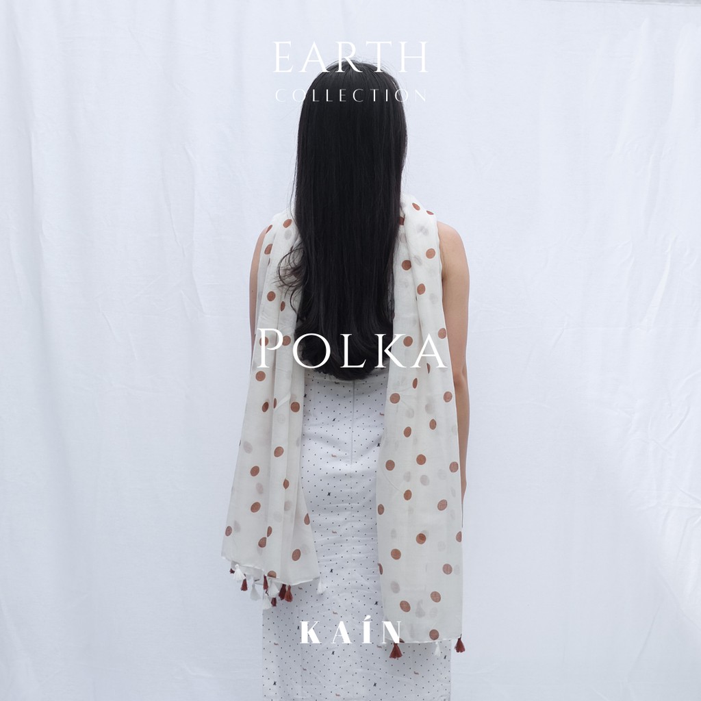 Polka Shawl – Earth Collection
