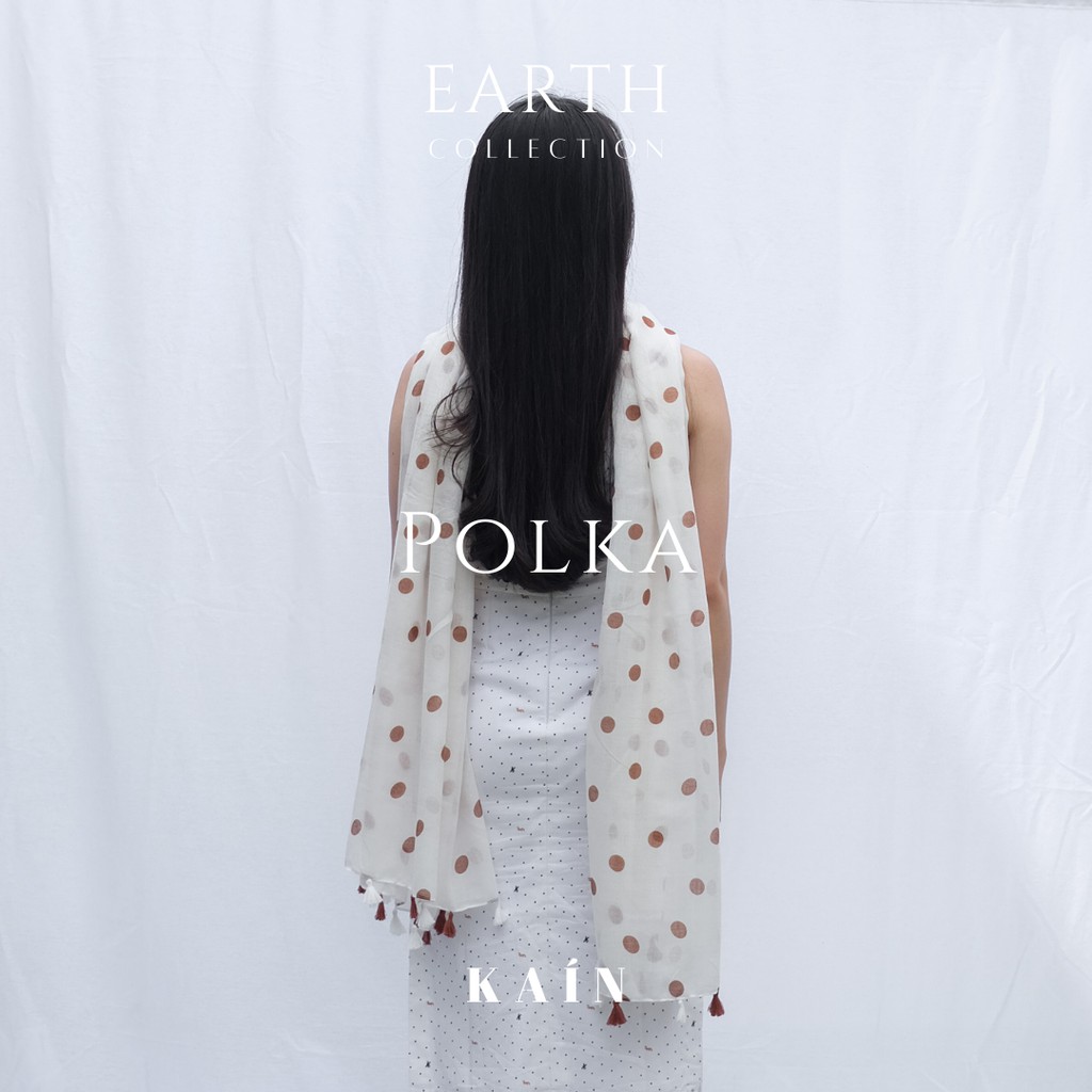 Polka Shawl – Earth Collection