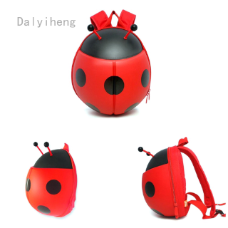 Dalyiheng 1Pc Tas Ransel Sekolah Motif  Kartun  Ladybug 3D 