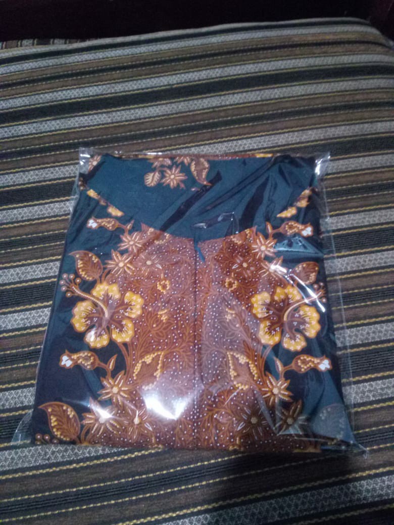 Tunik Batik Unggul Jaya Tunik Muslim Resleting Depan