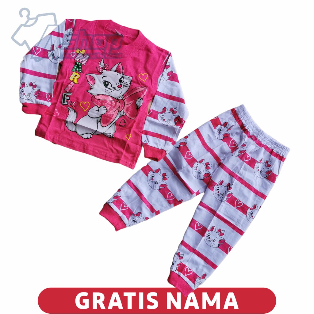 Baju Anak Setelan Cat Marie Panjang