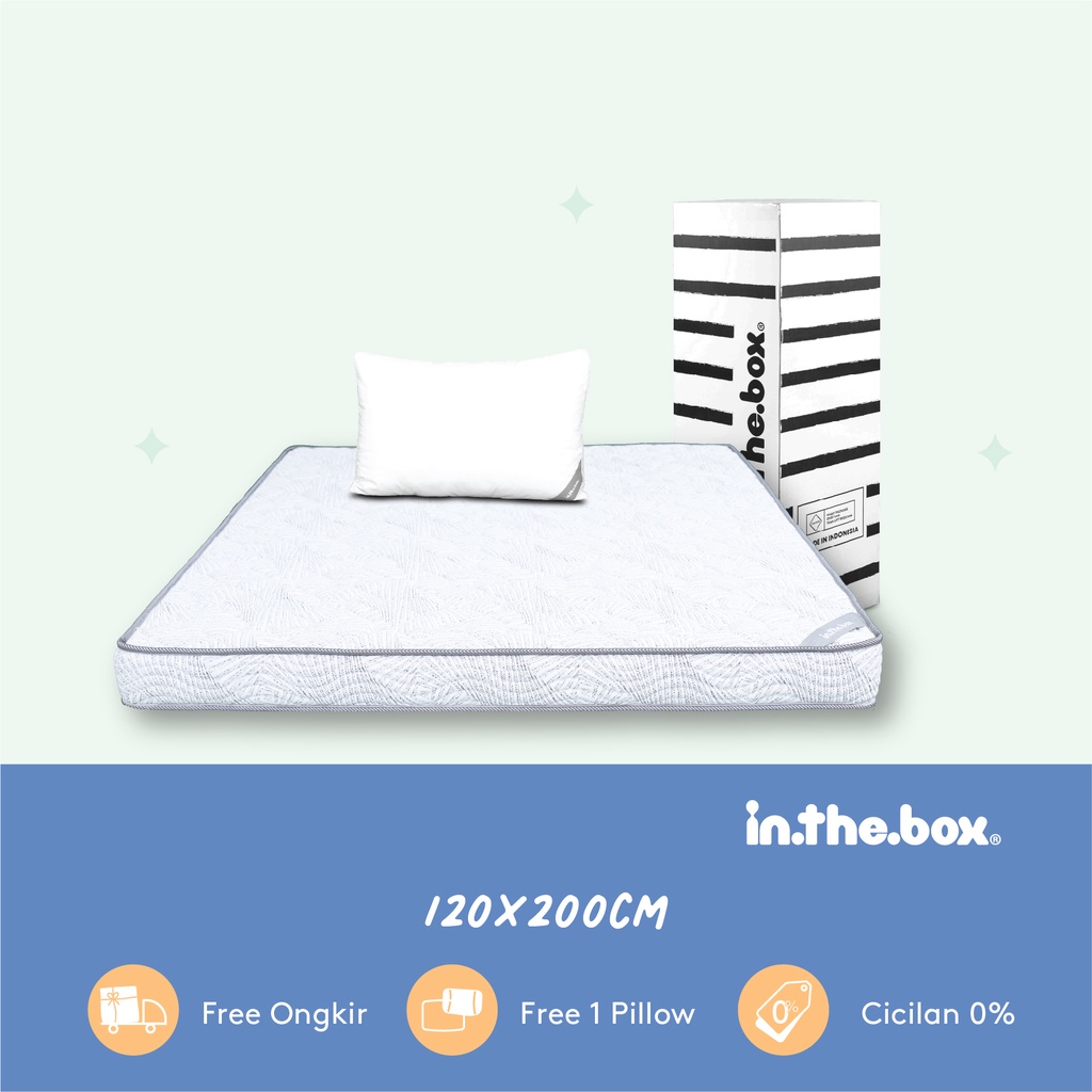 Kasur Spring Bed In The Box HYBRID Tebal 15cm Uk 120x200 Matras Inthebox