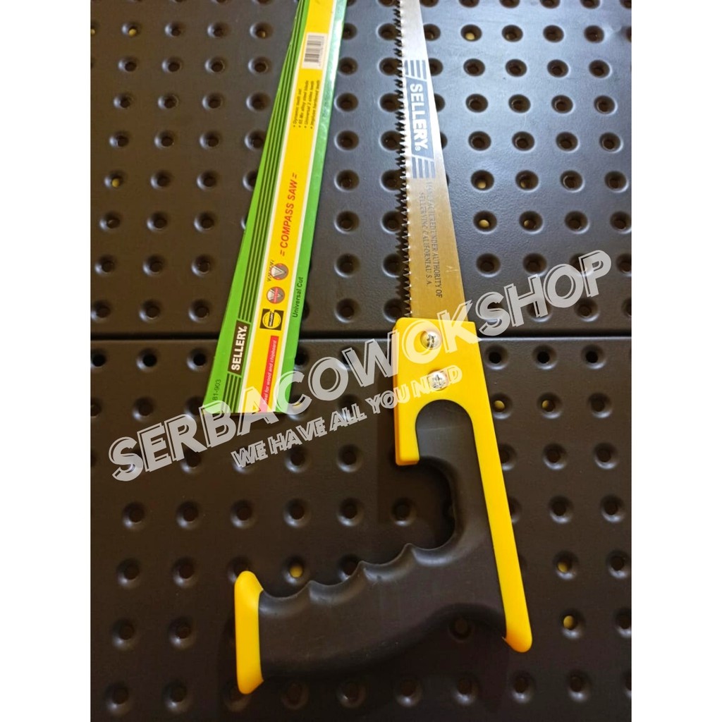 Sellery Gergaji Lancip 12 inch Gg Fiber Gergaji Triplek Compass Saw Termurah Berkualitas