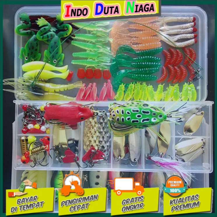 LIXADA Umpan Pancing Ikan Set Fishing Bait Kit - DWS250-I