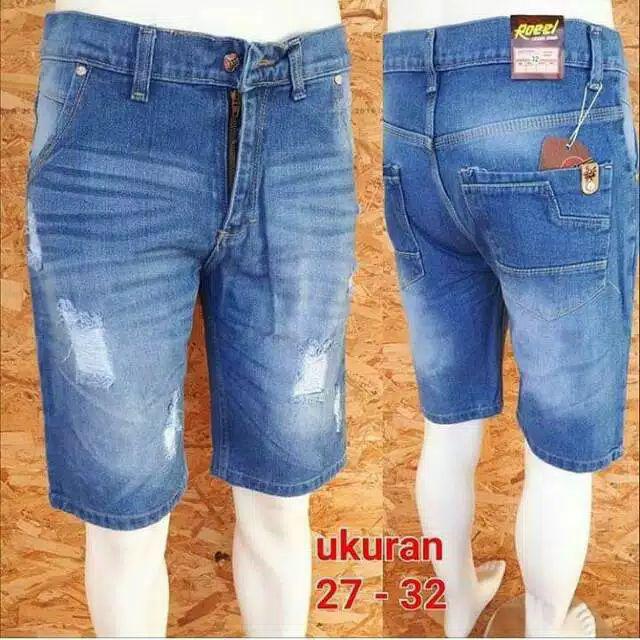  Celana  Pendek  Pria Jeans Levis  Sobek  27 32 Shopee Indonesia