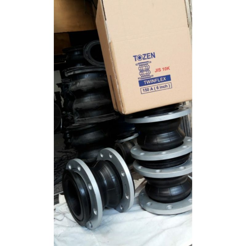Flexible Rubber Joint - Tozen - Tozen Galvanis - 1 1/2 " - JIS 10K