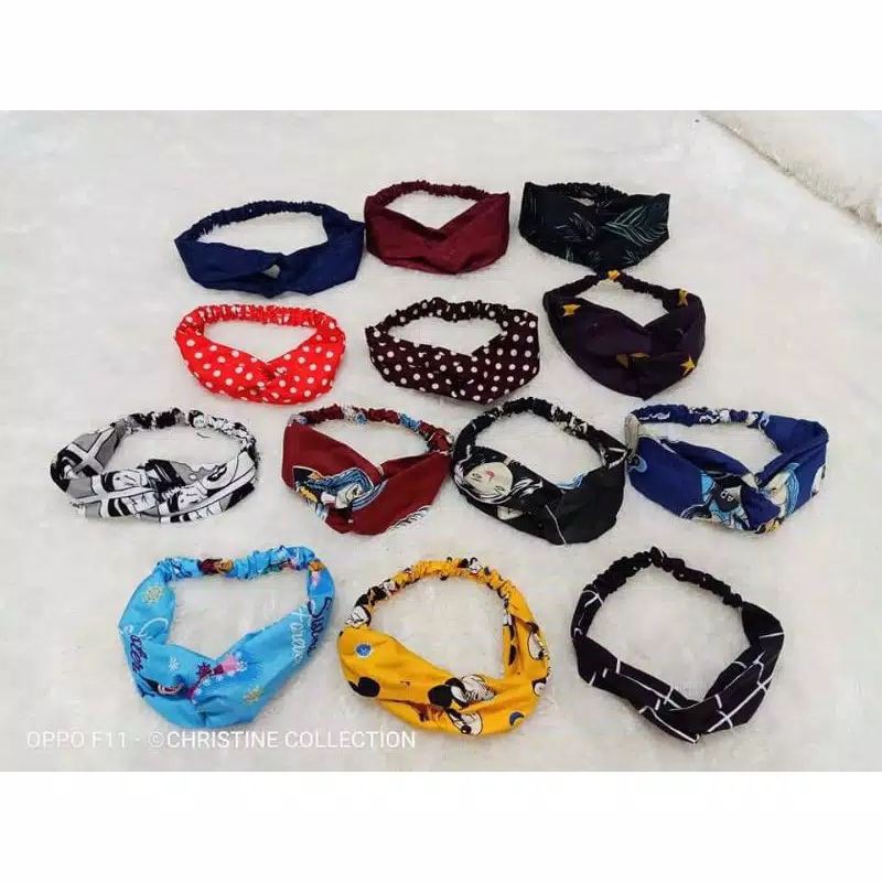 Bandana headband Silang Soulmate Chibbi /Bando Silang Fashion Korea Style Bandana