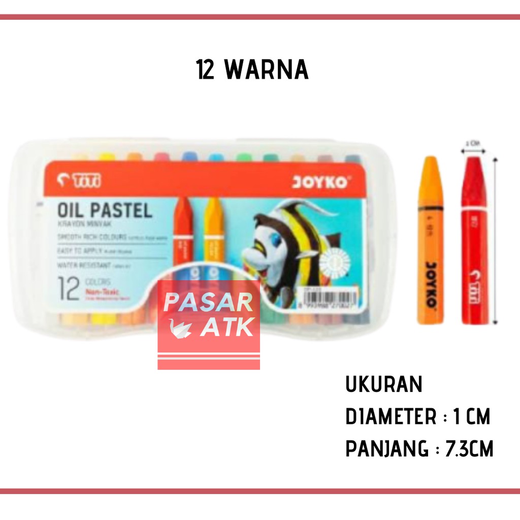 

Crayon TITI JOYKO 12 Warna